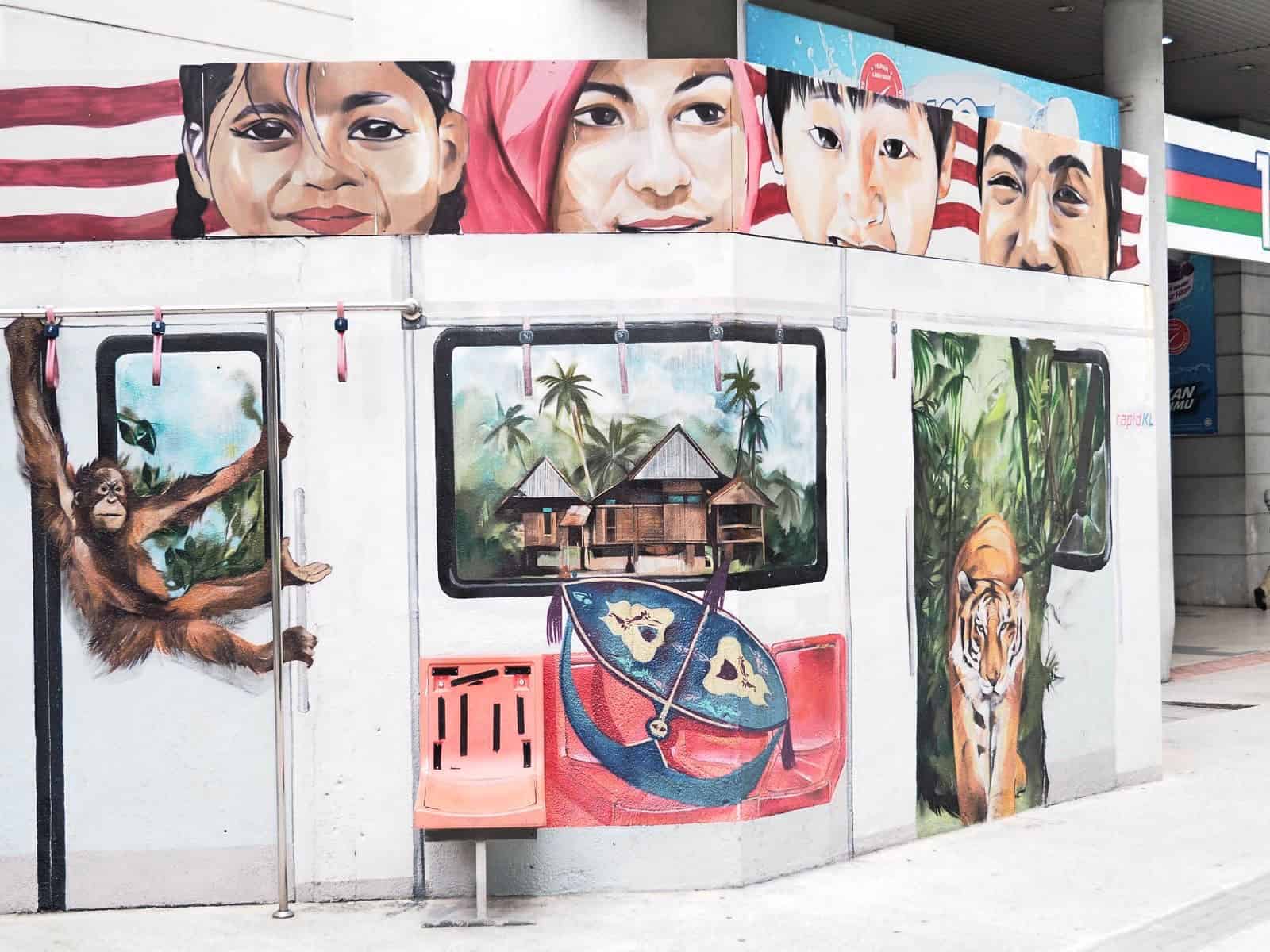KLCC-Mural-Kuala-Lumpur-Malaysia ] Travel Mermaid