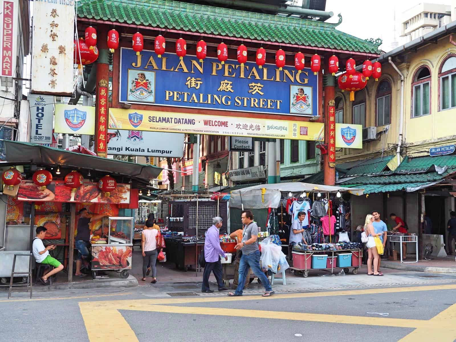 Petaling Street in Chinatown, Kuala-Lumpur