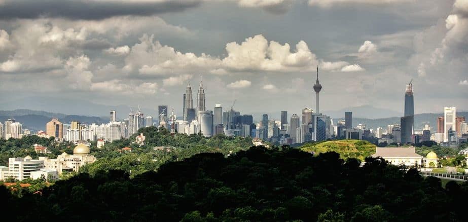 A Kuala Lumpur landscape, photographed by Philippe Durant at Framed Moments 