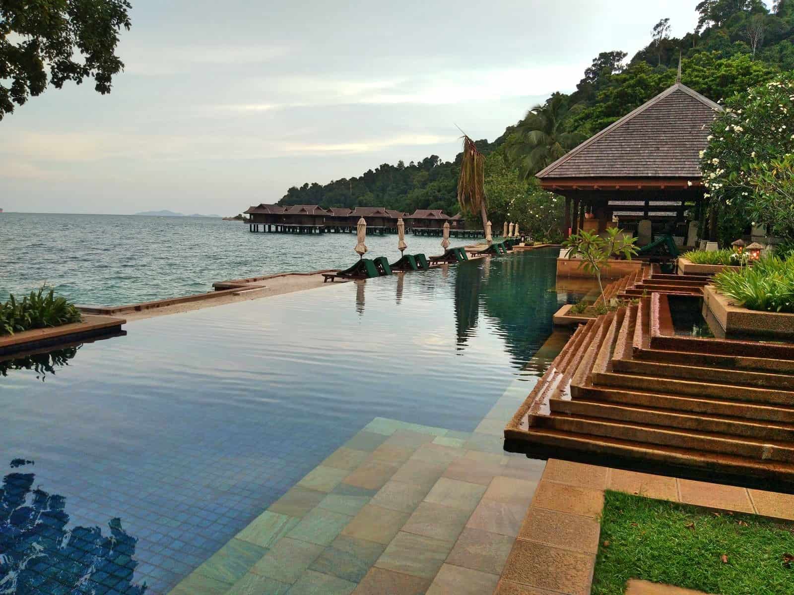 The pool at Pangkor Laut Resort in Malaysia // travelmermaid.com