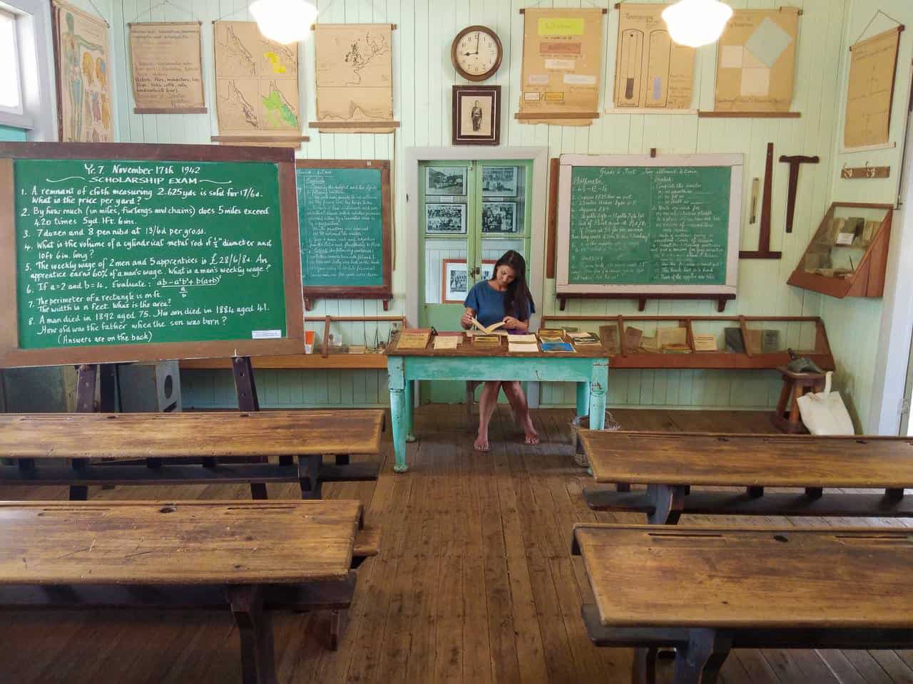 Inside the old school at the Herberton Heritage Village in the Atherton Tablelands, North Queensland, Australia // travelmermaid.com