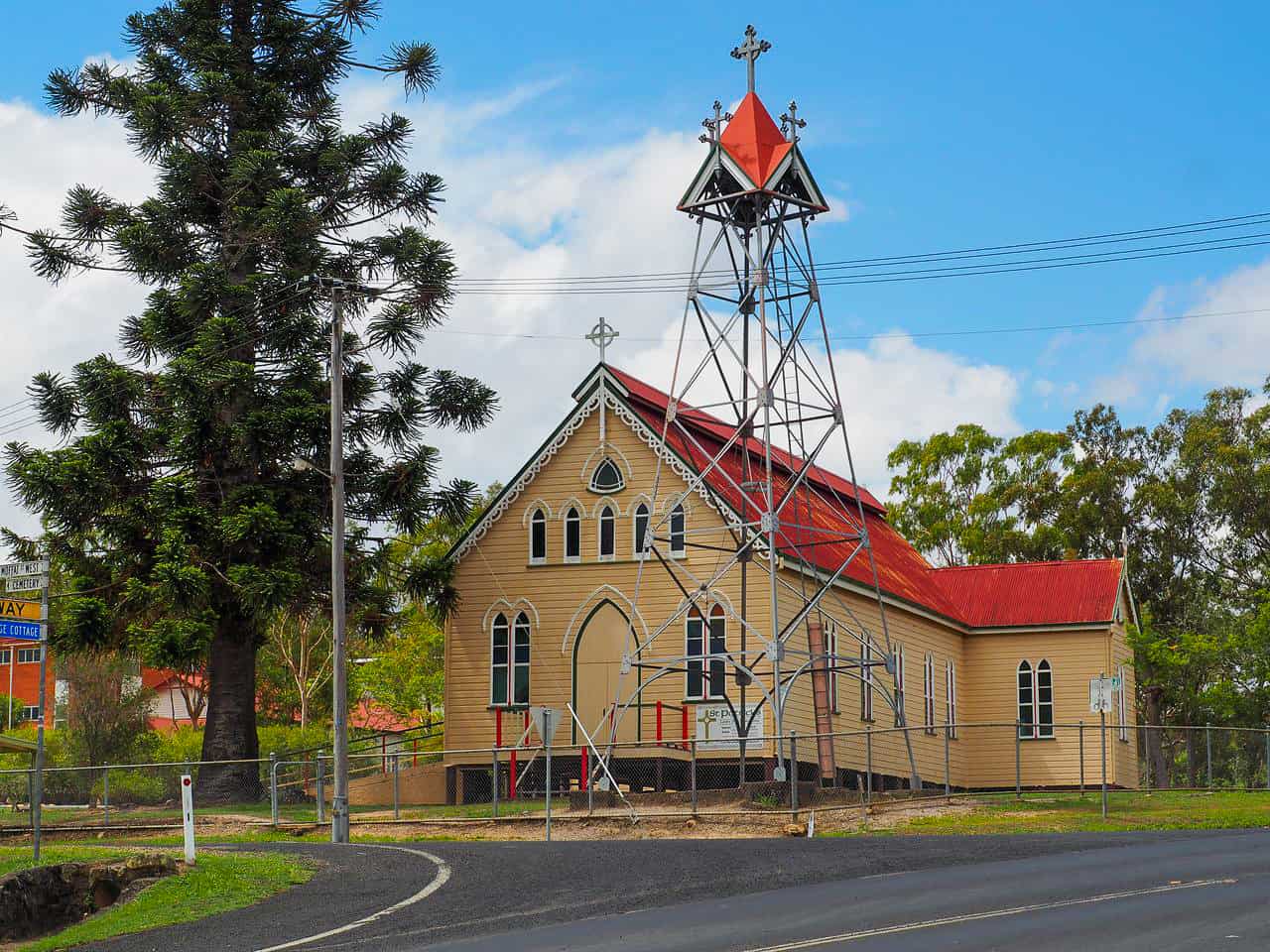 A church on Herberton high street, North Queensland // TravelMermaid.com