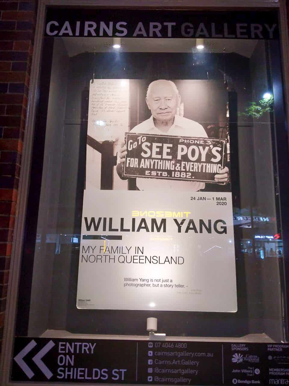 William Yang photo exhibition at the Cairns Art Gallery in North Queensland, Australia // travelmermaid.com