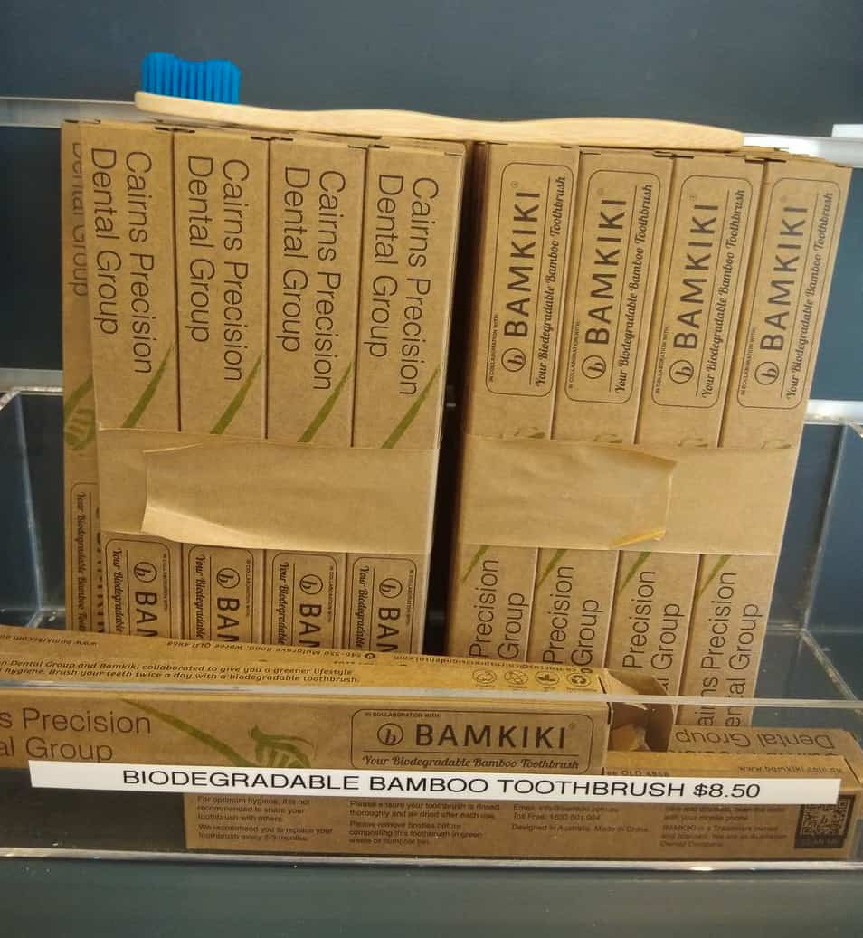 Recyclable bamboo toothbrushes from Cairns Precision Dental Group in Queensland, Australia // travelmermaid.com