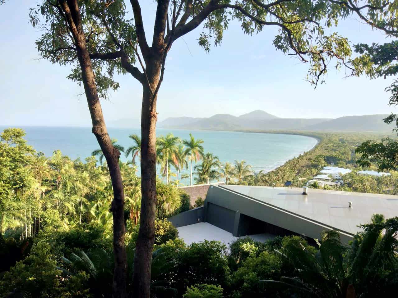 View of Four Mile Beach in Port Douglas from Flagstaff Hill Lookout- Queensland, Australia // Travel Mermaid