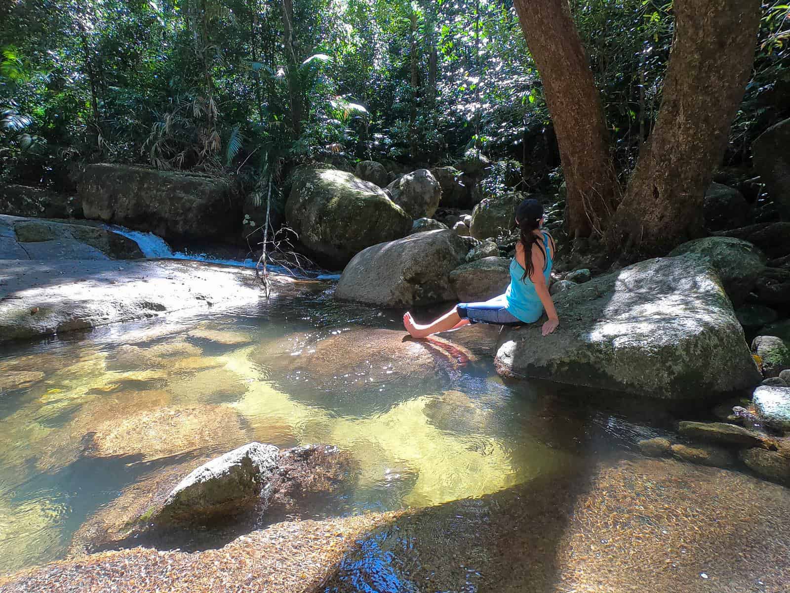 High Falls Creek along Manjal Jimalji in North Queensland // Travel Mermaid