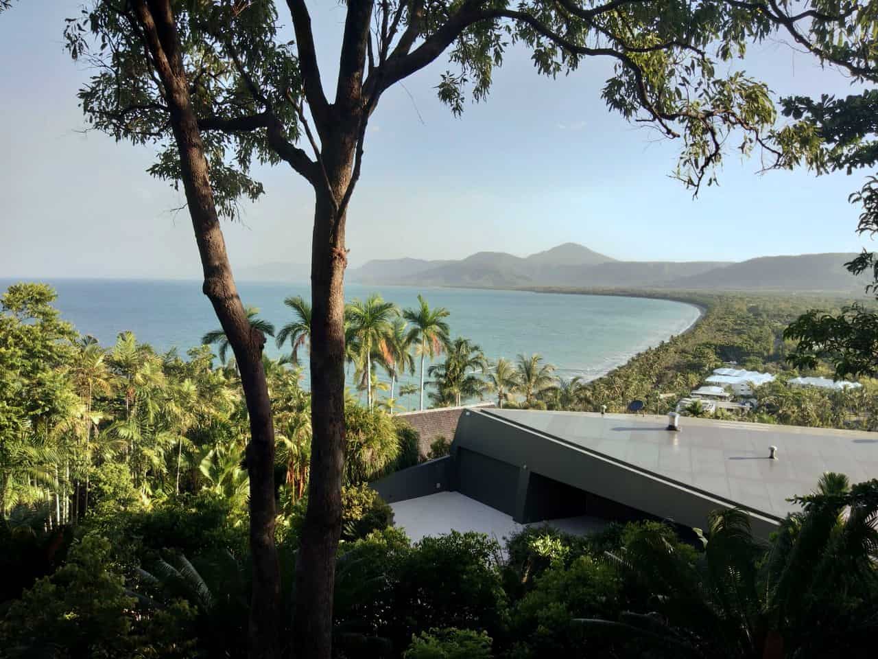 Four Mile Beach in Port Douglas from the top of Flagstaff Hill, Queensland // Travel Mermaid