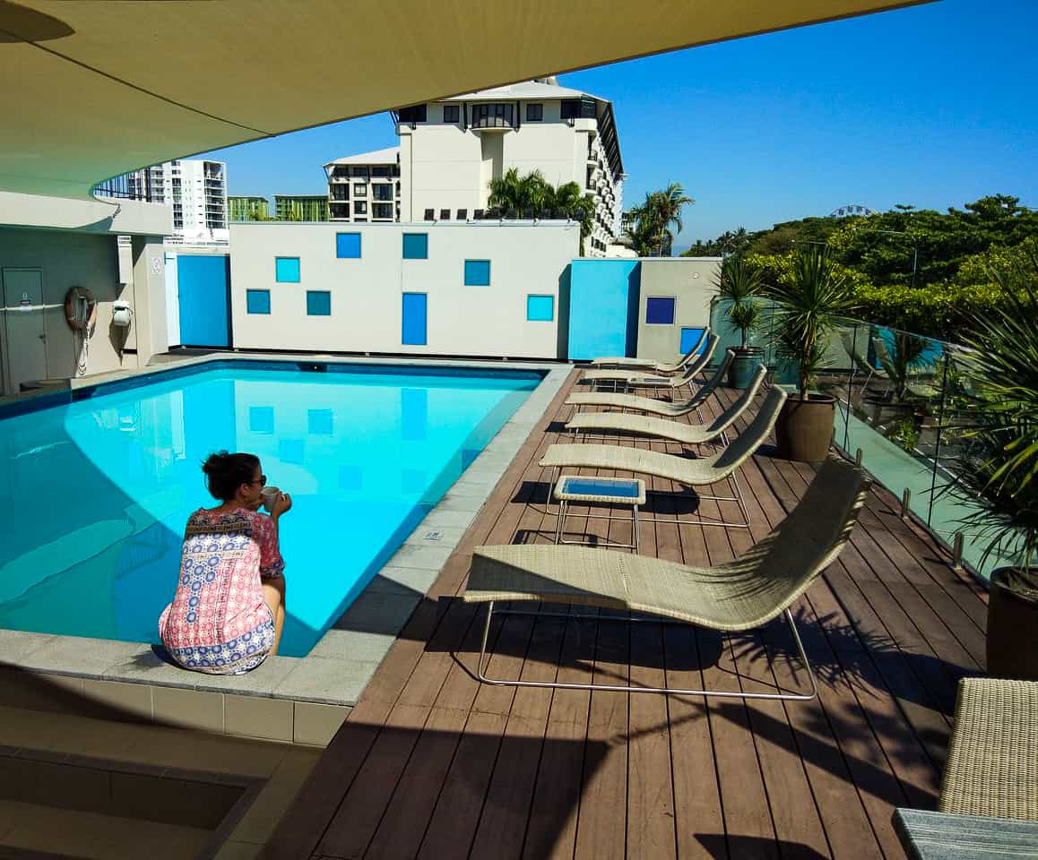 The pool at Pacific Hotel in Cairns, Australia // Travel Mermaid