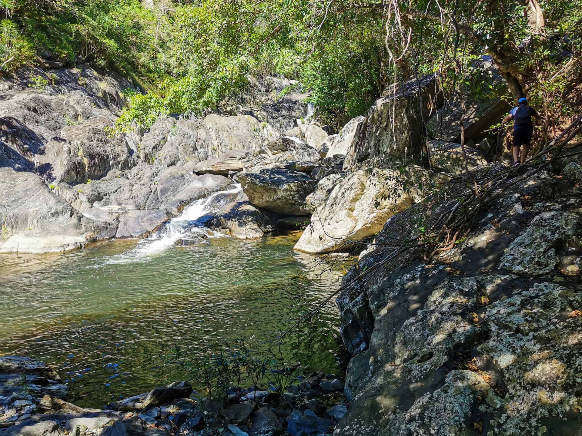 Mini cascade and falls along the Spring Creek Falls hike in Mowbray // Travel Mermaid