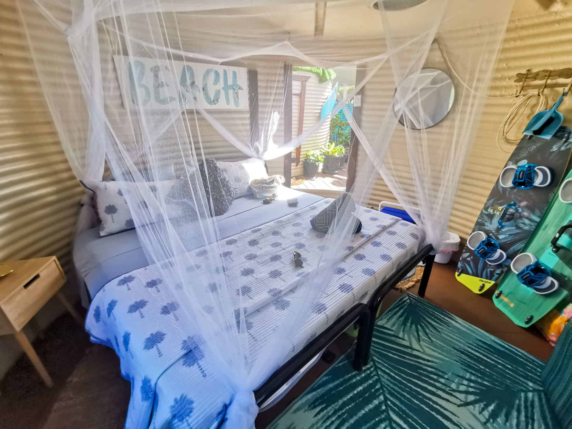 Bedrooms at Australian Kite Surfari, Elim Beach- Far North Queensland // Travel Mermaid