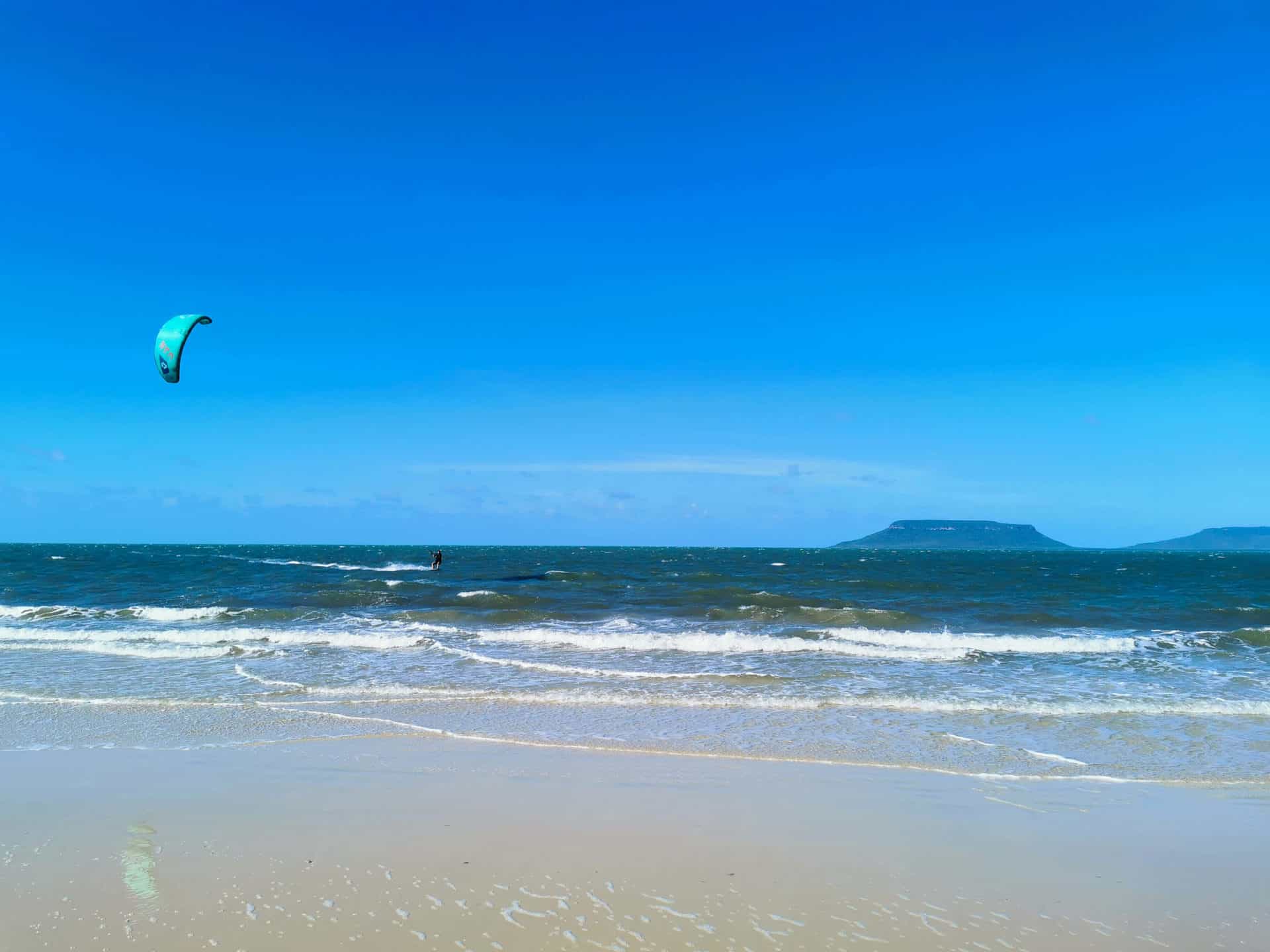 Kiteboarding on Elim Beach in Far North Queensland // Travel Mermaid