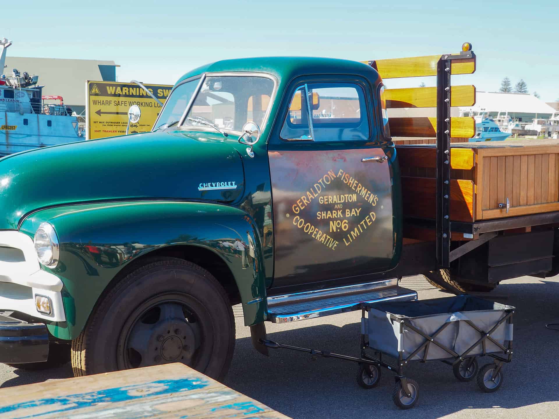 Vintage truck at The Shore Leave Festival in Geraldton, Western Australia