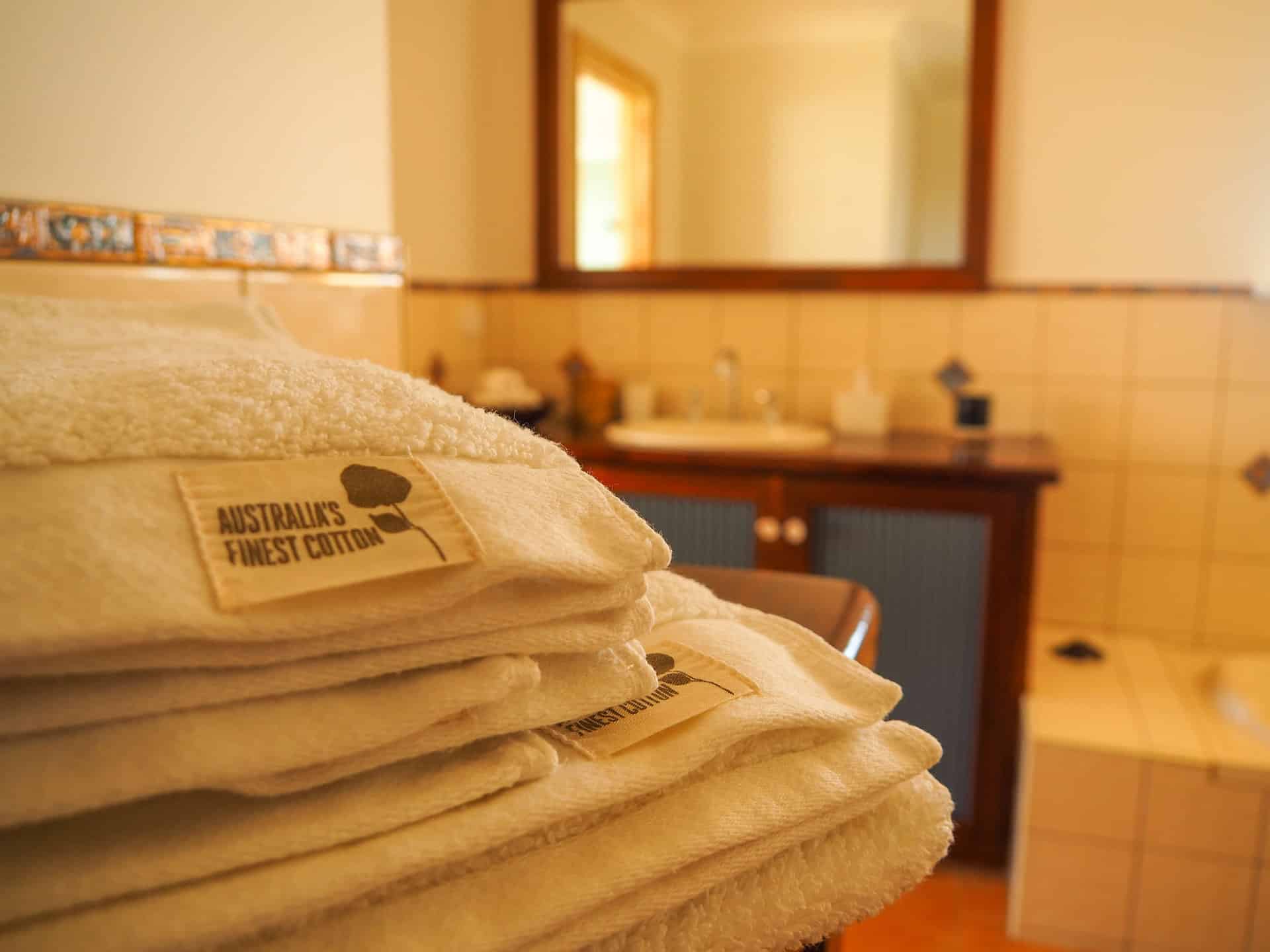 Bathroom at The Glass House WA in Greenough, Western Australia