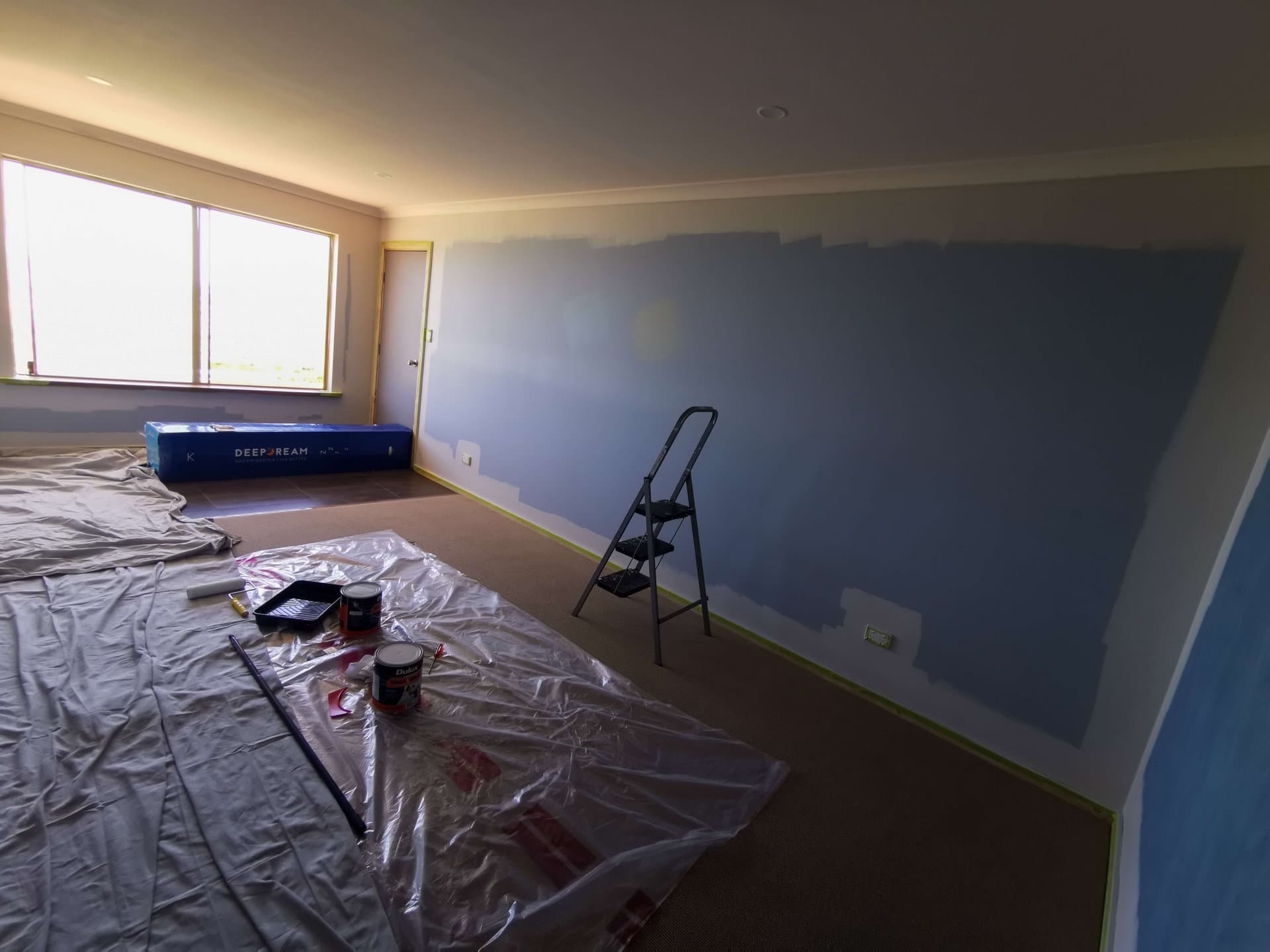 Renos in the second bedroom at The Glass House WA