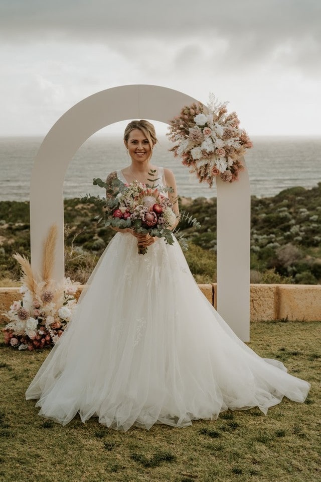 Bridal photoshoot at The Glass House WA in Greenough, Western Autsralia