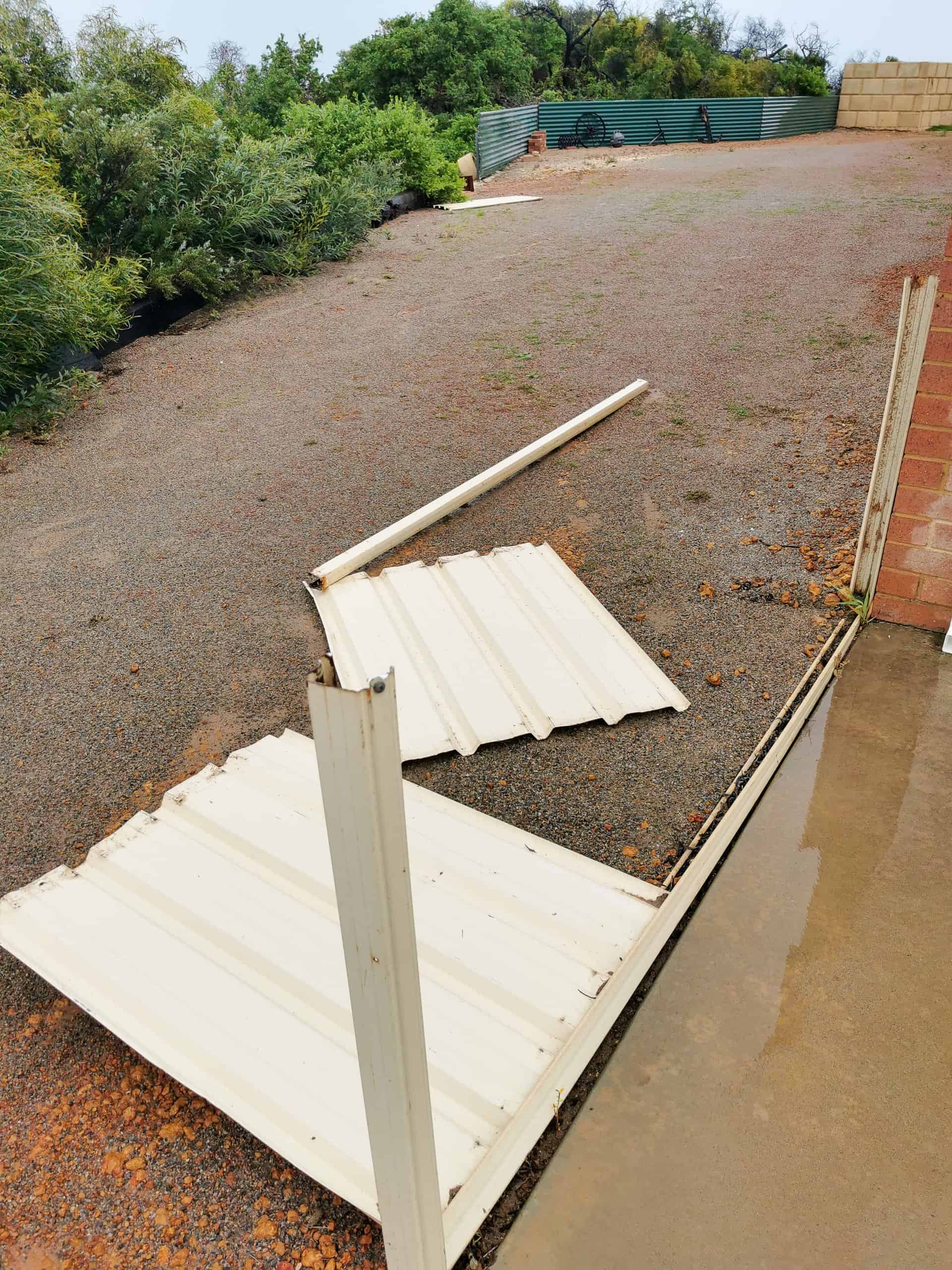 Storm damage