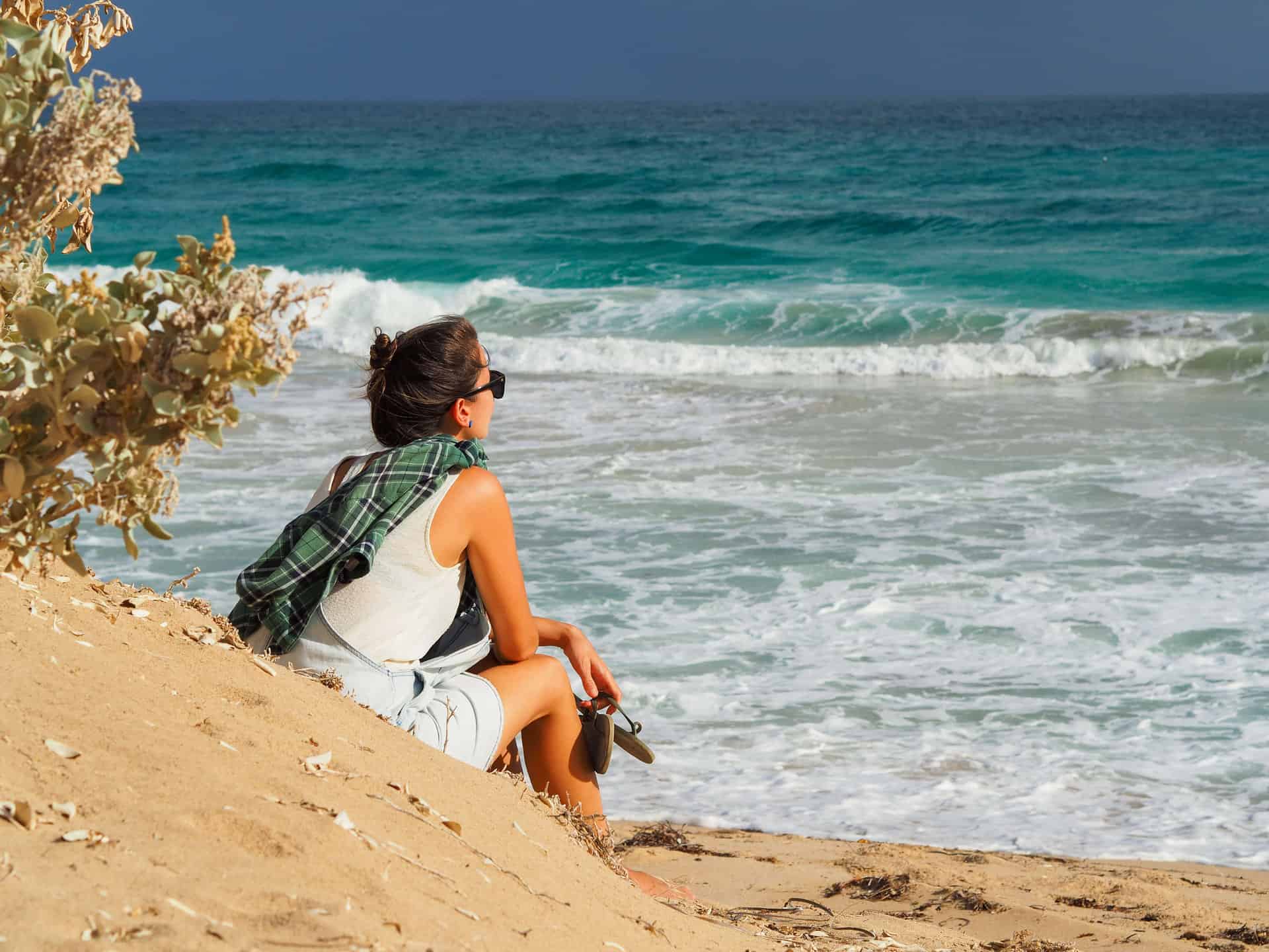 secluded beach at The Glass House WA in Greenough, Western Australia